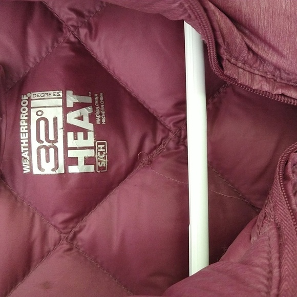 32 degrees quilted weatherproof packable jacket small purple ultra lightweight - Picture 3 of 14